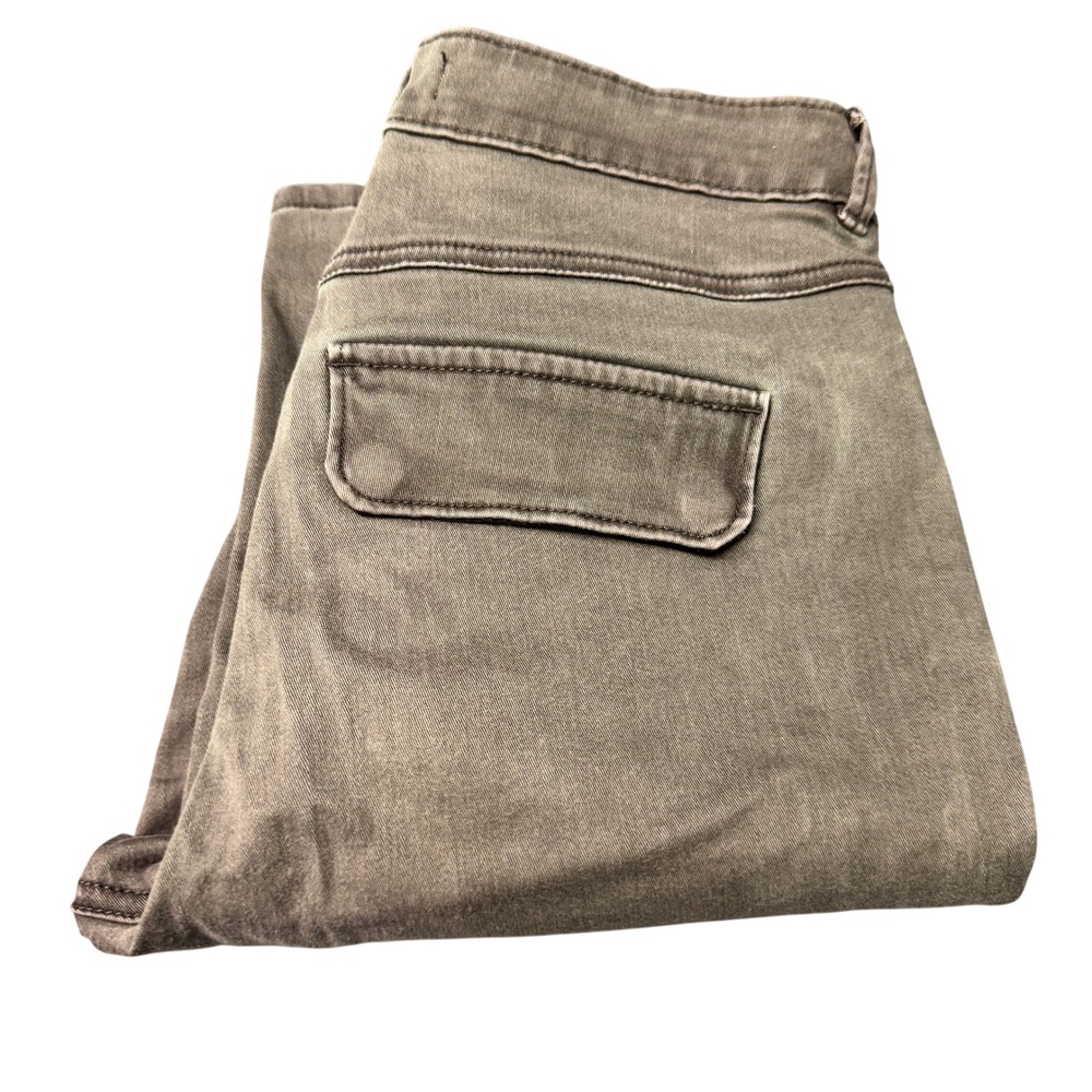 Abercrombie & Fitch Pants Womens 26 (28x28‎ ACTUAL) Skinny Gray Moto Snap Ankle